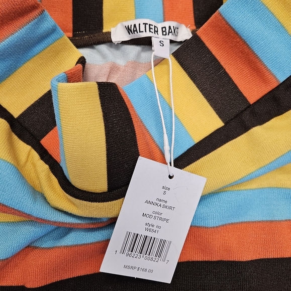 Walter Baker Annika Skirt MOD Stripe Knit NEW - Picture 3 of 7